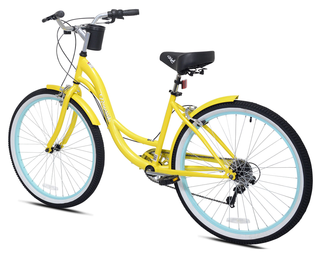 Yellow 26 in. Women's Cruiser Bicycle B88380