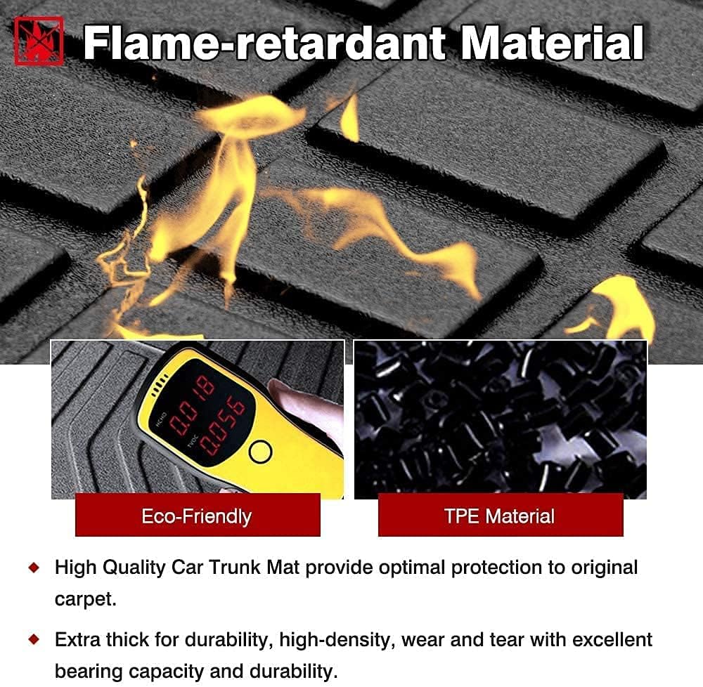 Heavy Duty Trunk Liner for Jeep Wrangler Sahara 4 Doors 2018 2019 2020 M5948