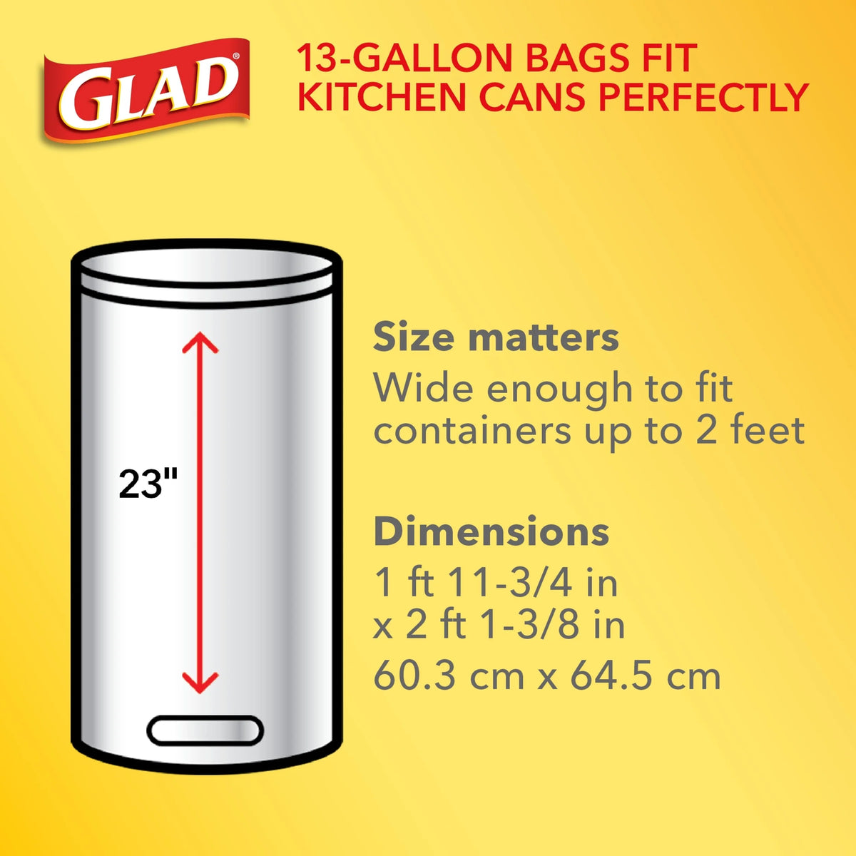 13 Gallon White Drawstring Trash Bags with Febreze Freshness - 110 Count R75775