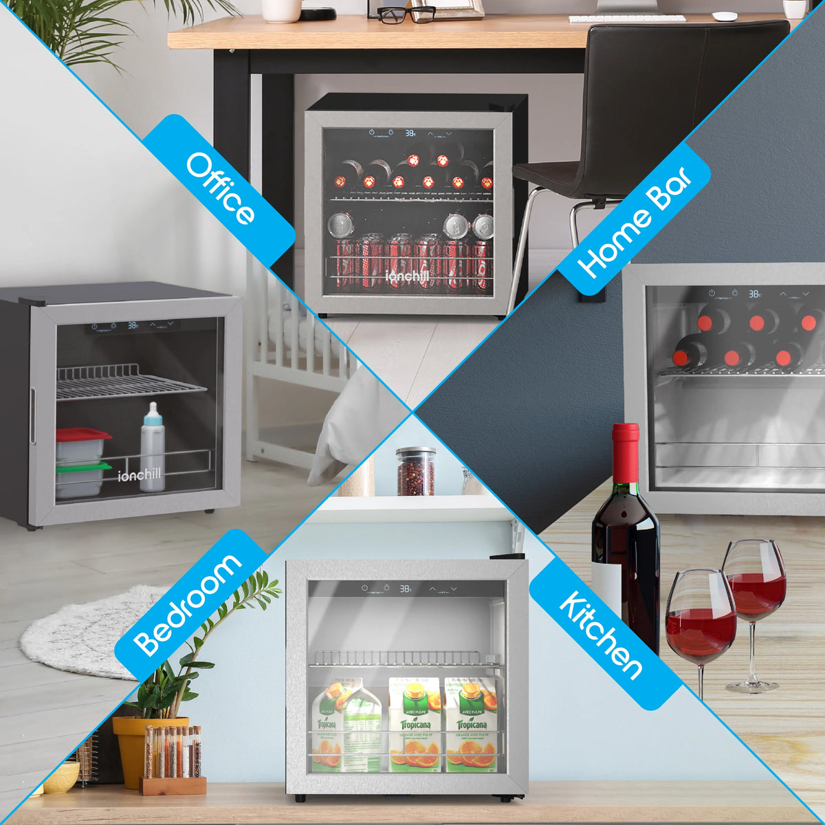 48-Can Compact Beverage Refrigerator D7923