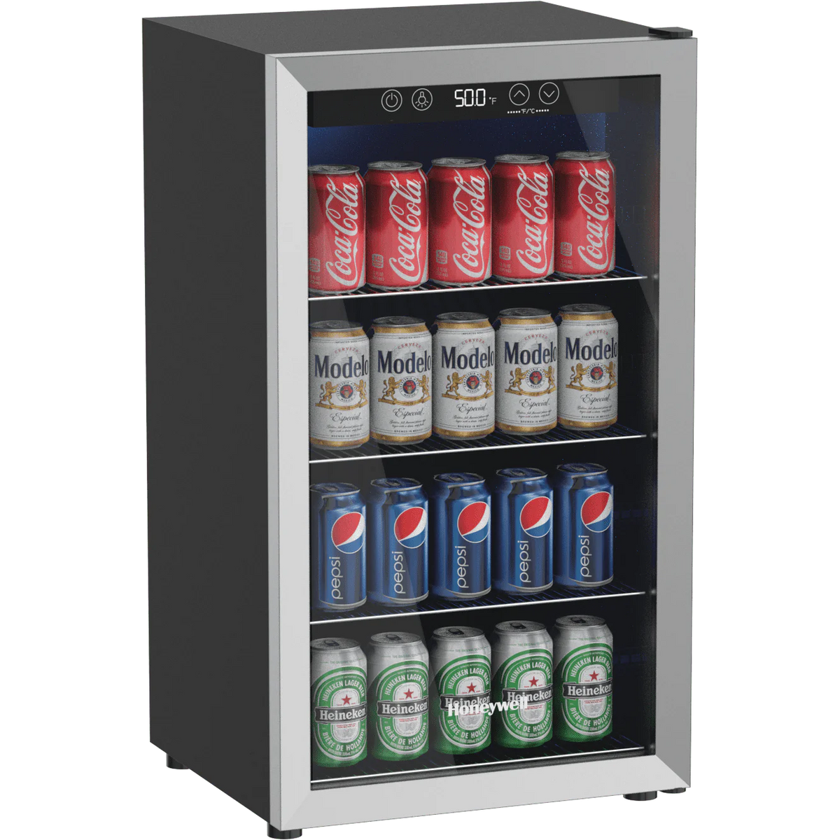 115 Can Beverage Refrigerator and Cooler with Glass Door C73102