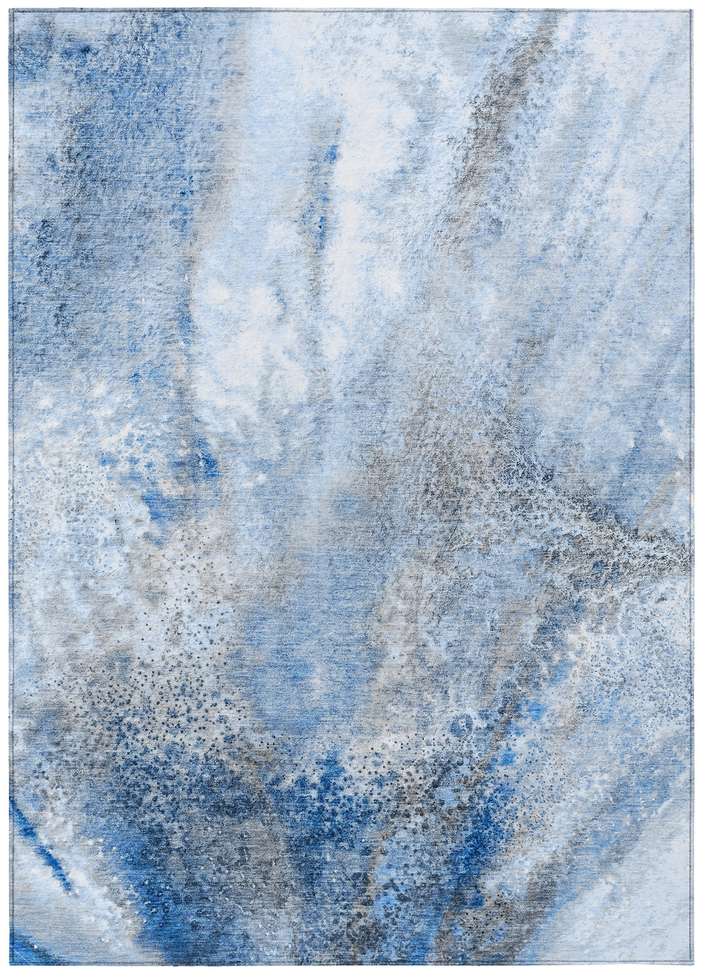 Navy 9' x 12' Indoor Outdoor Area Rug V575780