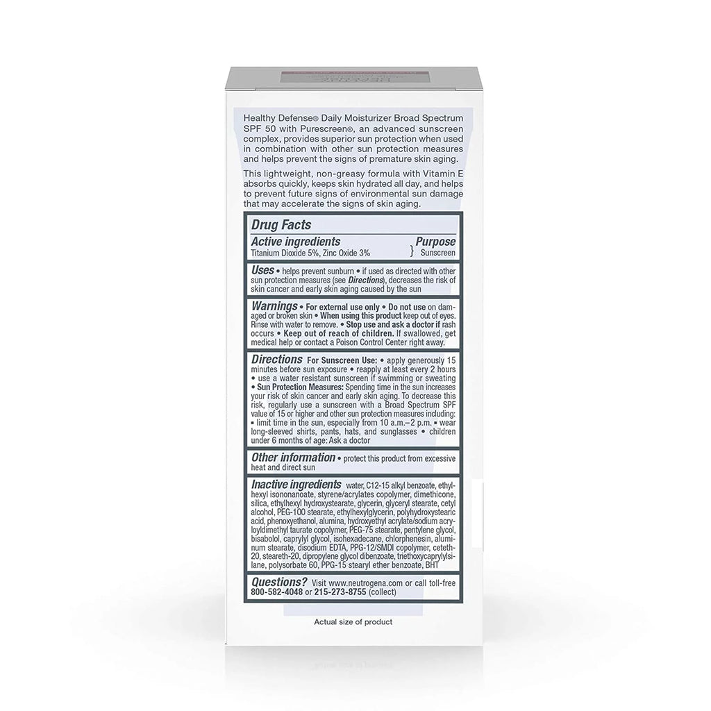 SPF 50 Mineral Sunscreen 1.7 Fl. Oz (Pack Of 2) F1603