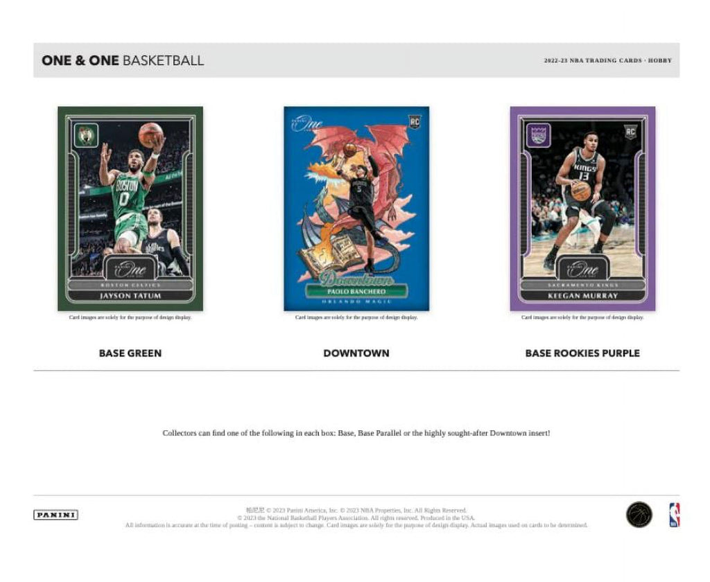 Panini One & One Basketball Hobby Box R955613
