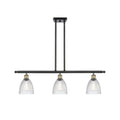 Black Antique Brass 3 Light Island Light K794