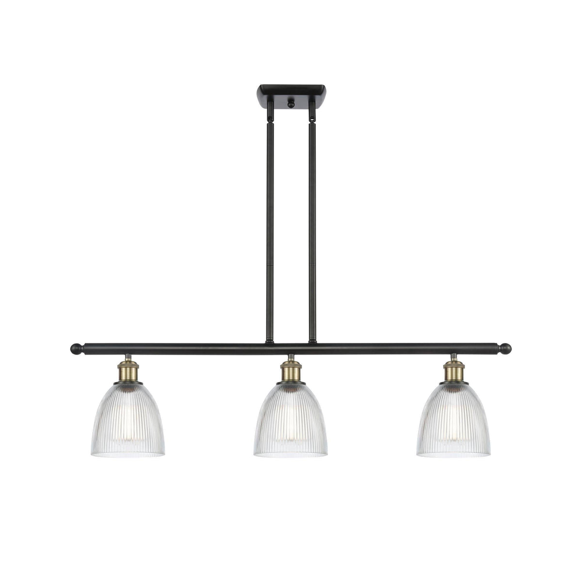 Black Antique Brass 3 Light Island Light K794