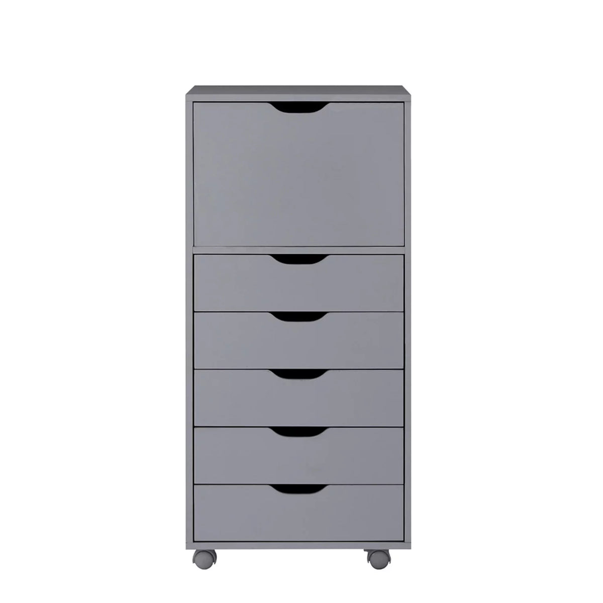 6 Drawer Gray Office Storage Cabinet E309465