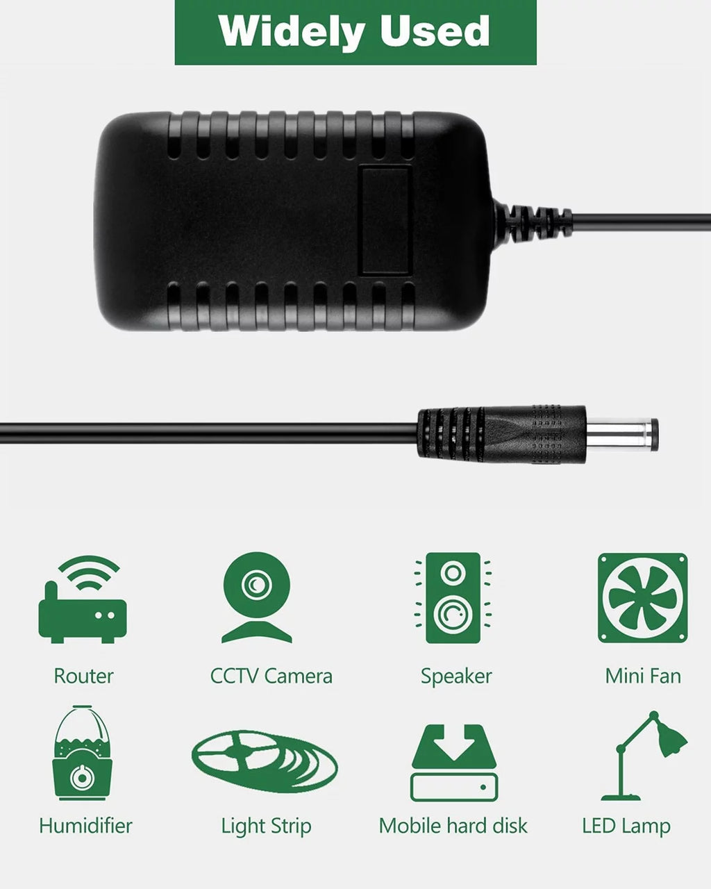 Compatible AC / DC Adapter Replacement Power Supply Cord Cable Charger I506223