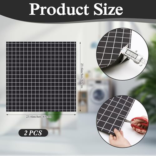 23.6 x 23.6 inches Anti-Slip Washing Machine Top Cover with Storage Bags T856973