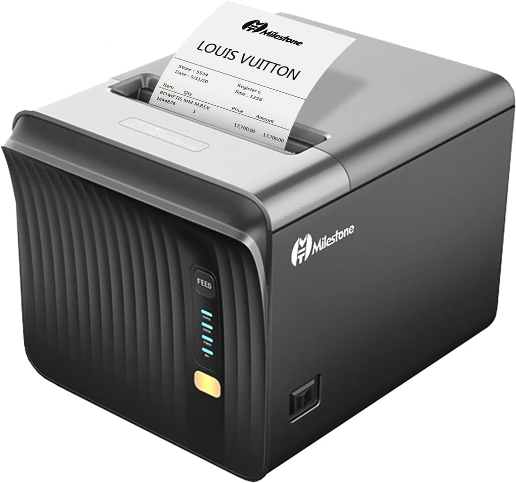 Thermal Receipt Printer with Auto Cutter, USB Serial Ethernet LAN, ESC/POS G480