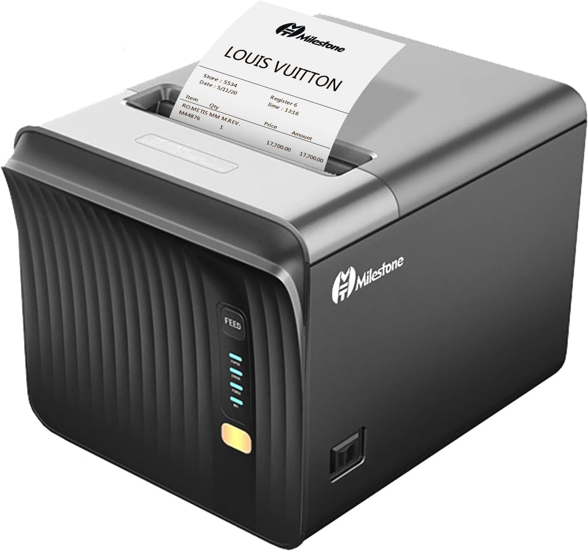Thermal Receipt Printer with Auto Cutter, USB Serial Ethernet LAN, ESC/POS G480