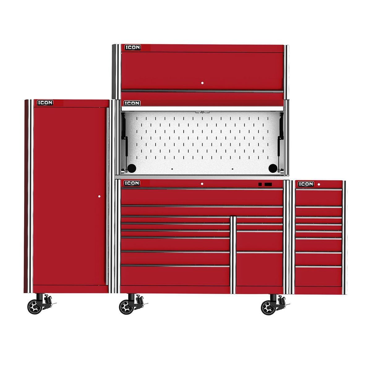 56 in. Overhead Cab, Red N119