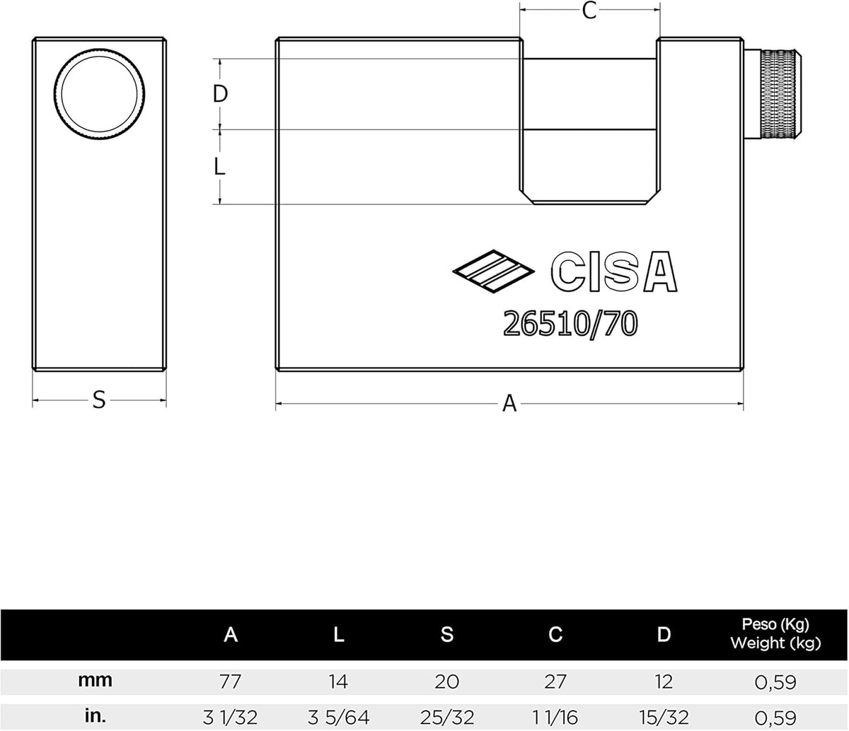Solid Monoblock Heavy Duty Padlocks Set X139852