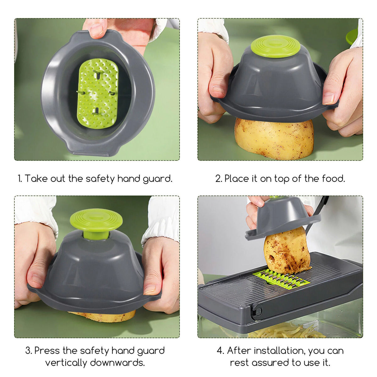 Vegetable Chopper Mandoline Slicer Food Dicer with Container G2947