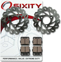 Front Organic Brake Pads Rotor Set Full Kit L231