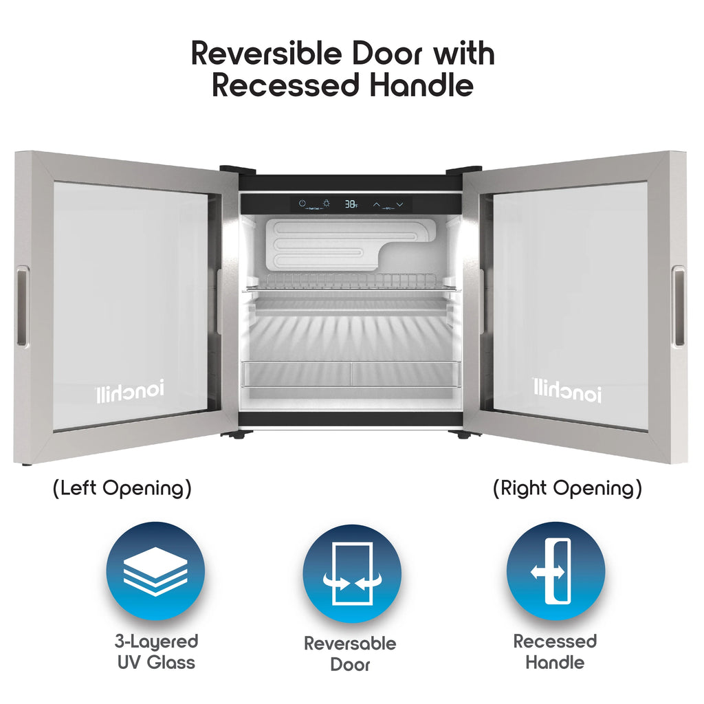 48-Can Compact Beverage Refrigerator D7923