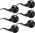 10 Pack Matte Black Passage Door Lever Sets R724856
