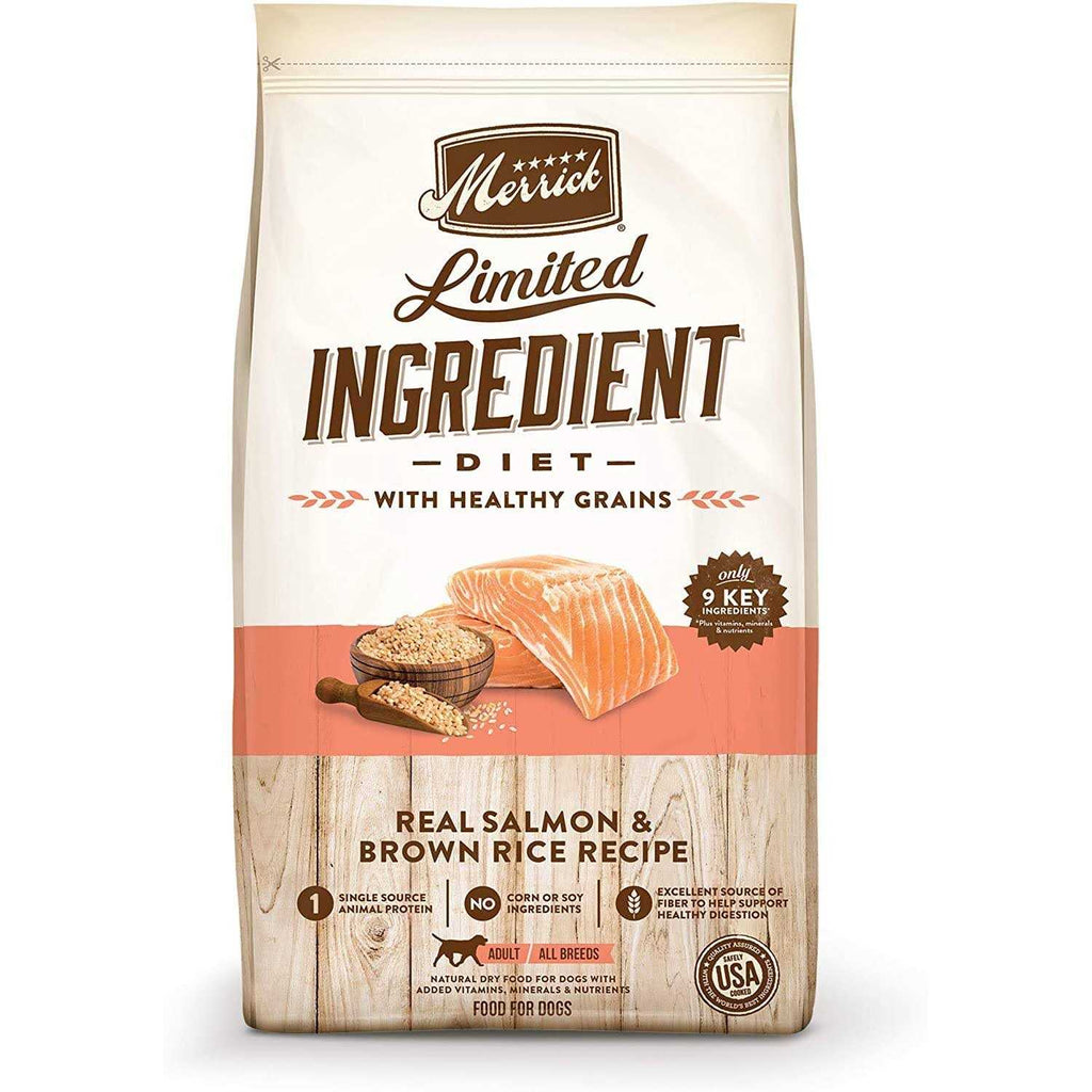 Limited Ingredient Diet Real Salmon & Brown Rice Recipe Dry Dog Food C363726