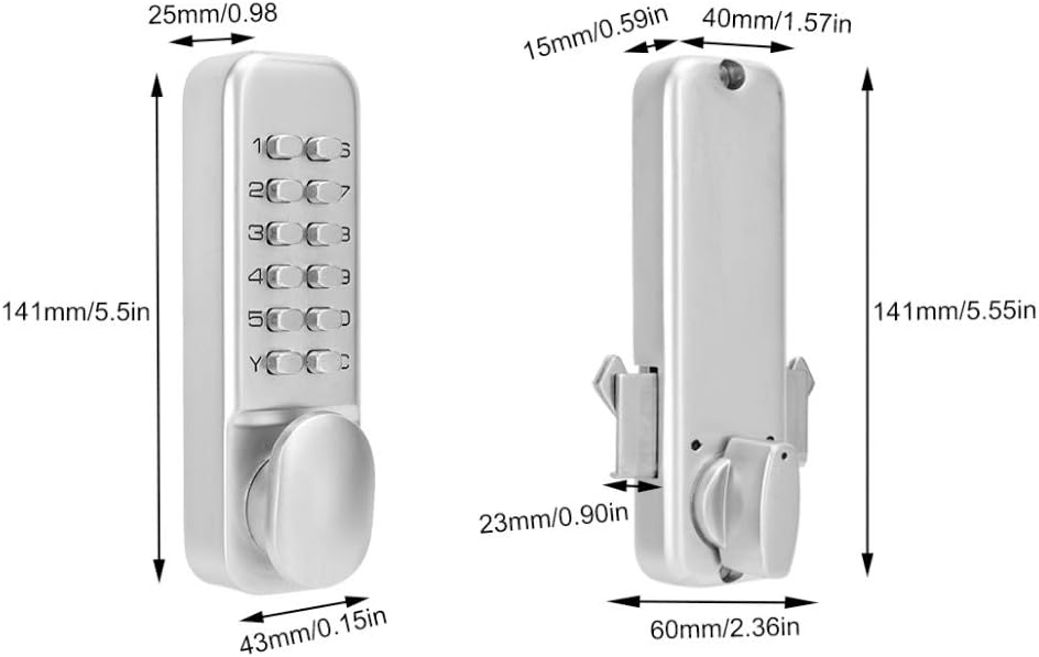 Mechanical Password Door Lock Y868