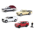 1/64 Greenlight Chevrolet Pickup Trucks & SUV Vehicle Set J7201