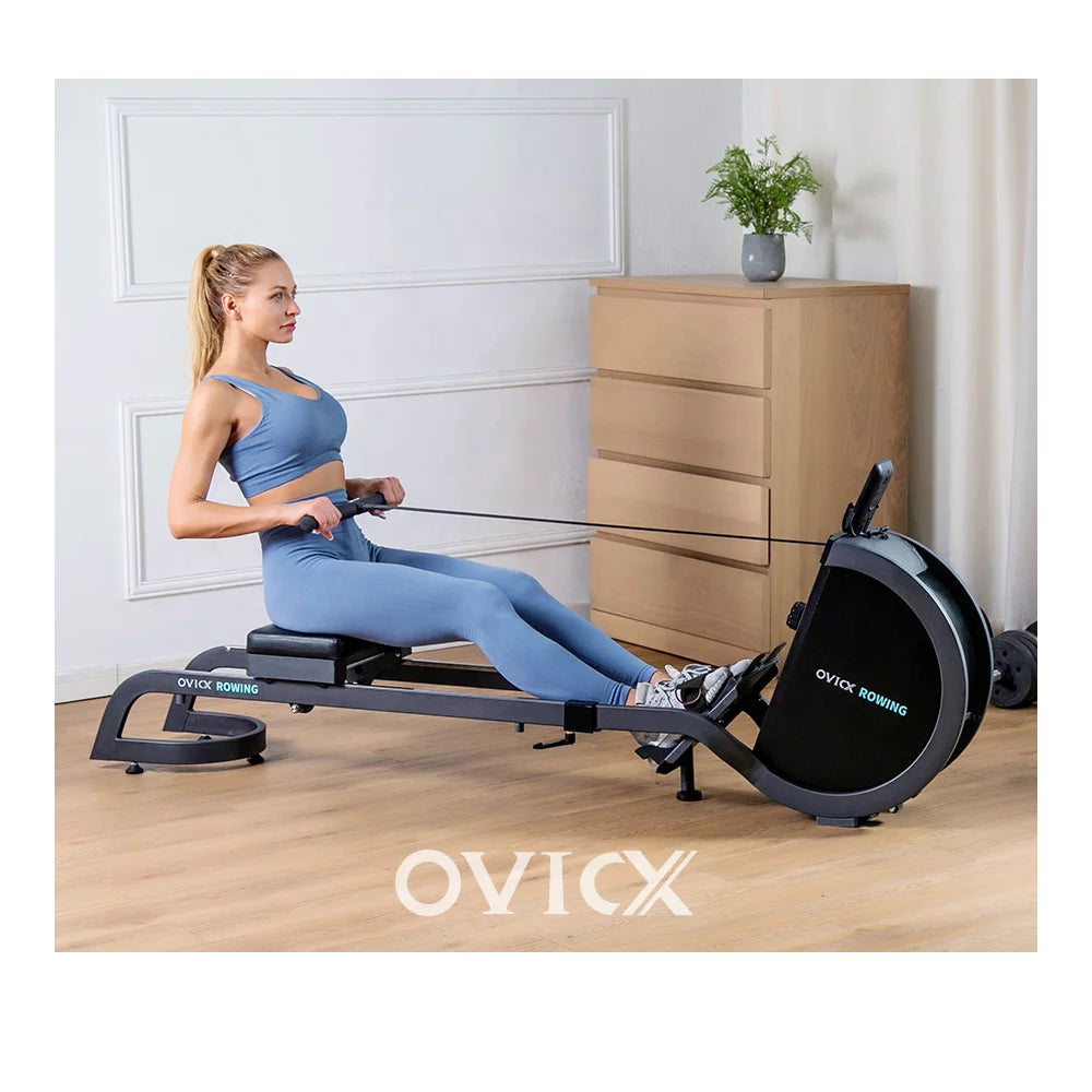 Foldable Home Rower with Adjustable Foot Plate W313