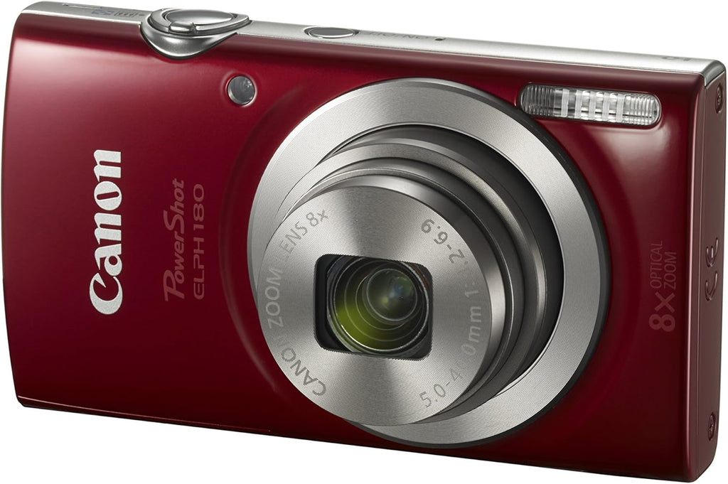 Red Digital Camera with Image Stabilization H292946