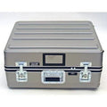 Heavy-Duty ATA Case with Wheels and Telescoping Handle in Gray H693110
