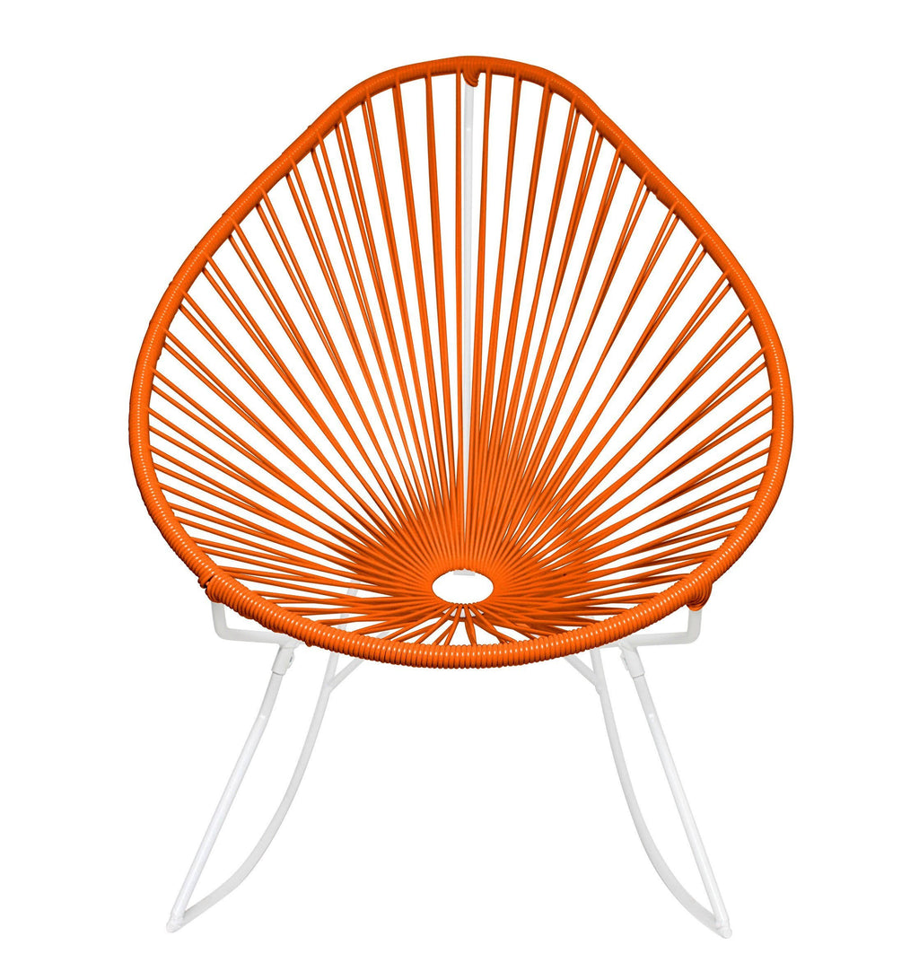 Orange Weave Rocking Chair U540388