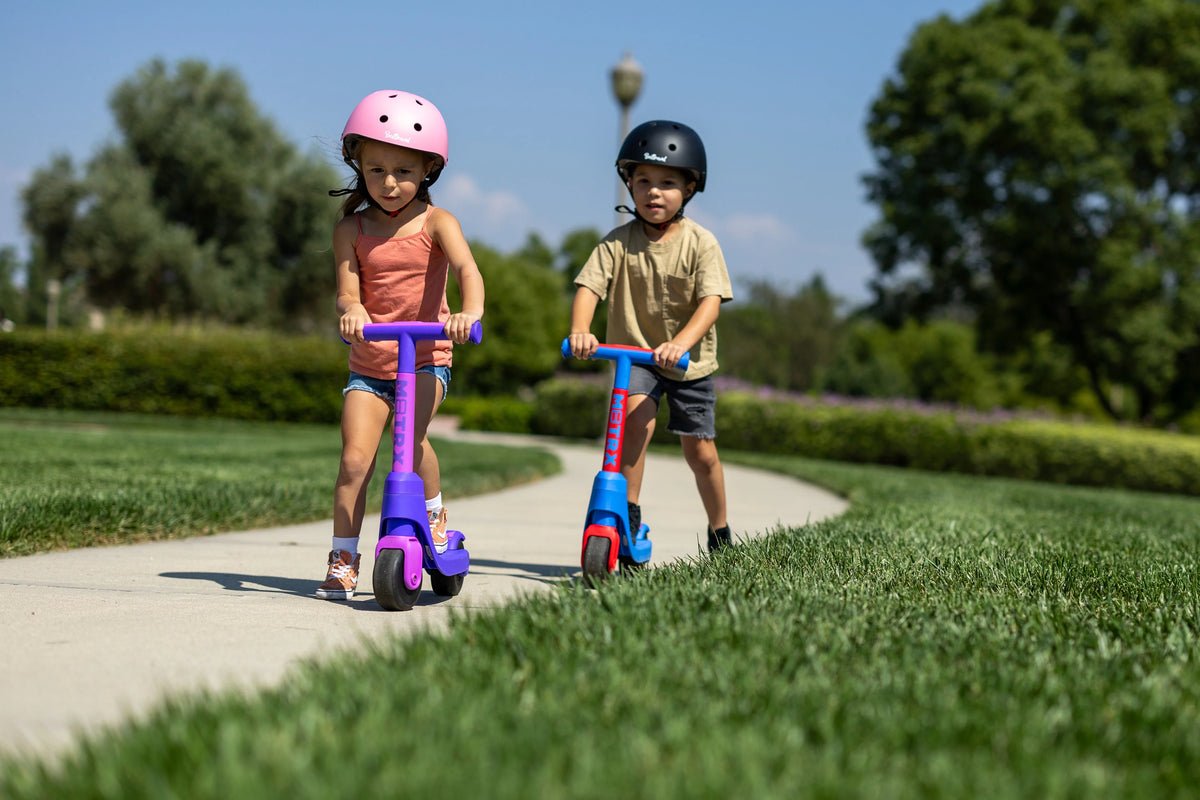 Two Wheel Kick Scooter for Kids and Toddlers, Blue R48491