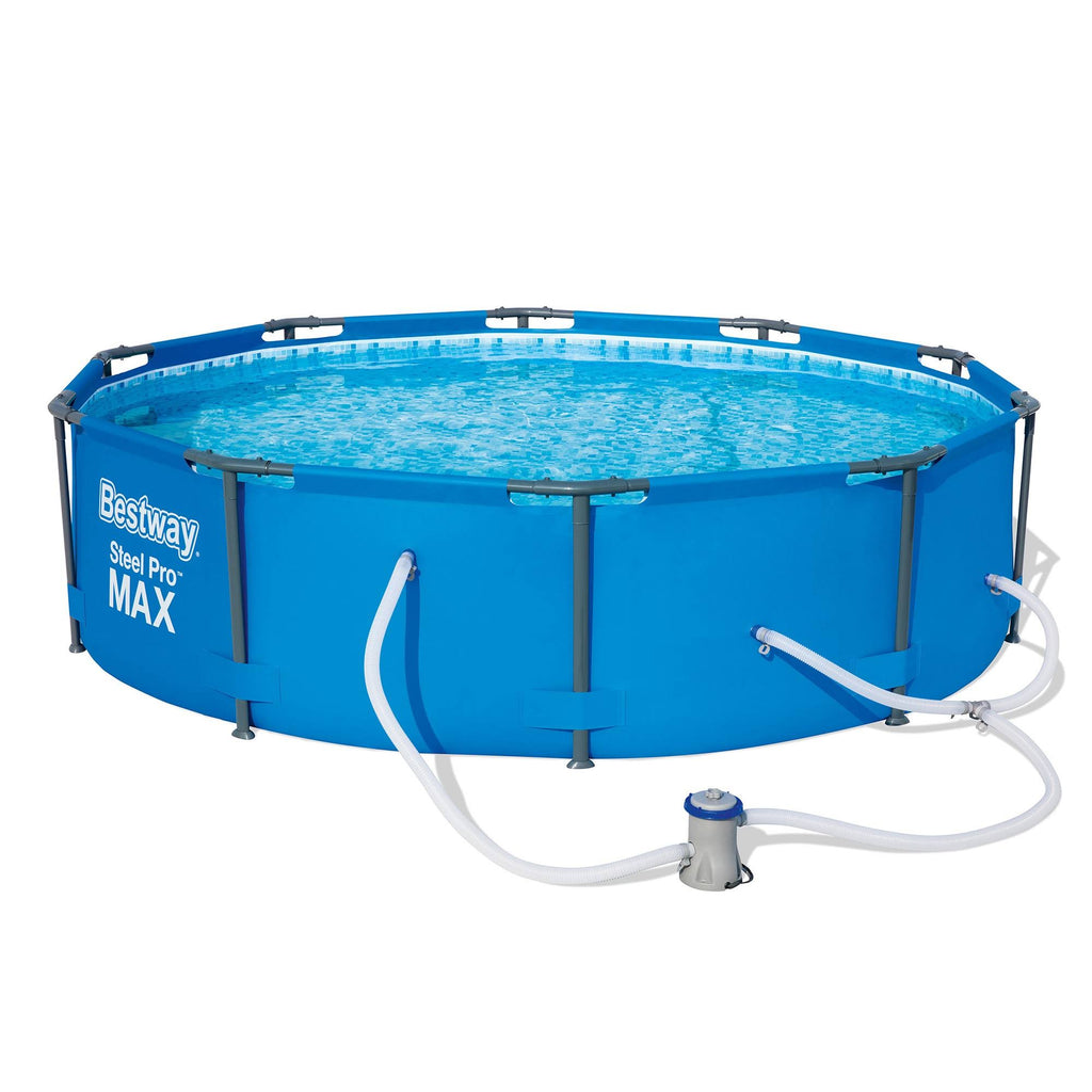 10 x 30x22 Steel Pro Frame Round Above Ground Swimming Pool Set L9081