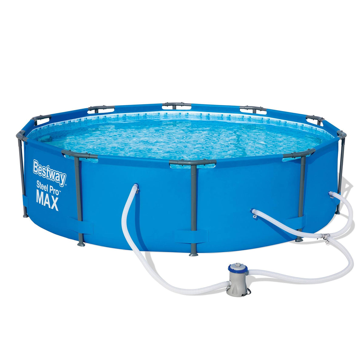 10 x 30x22 Steel Pro Frame Round Above Ground Swimming Pool Set L9081