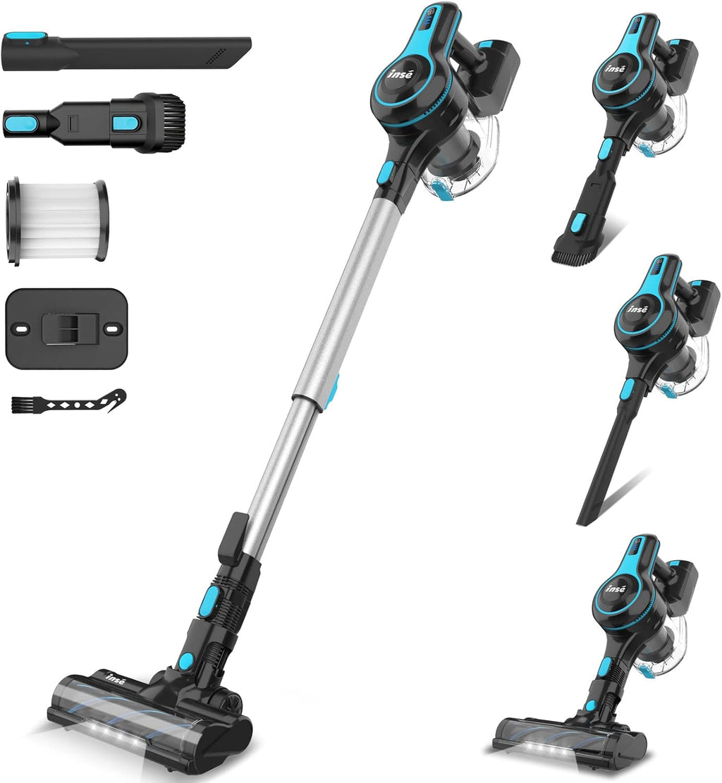 Cordless 6-in-1 Rechargeable Stick Vacuum Cleaner with 2200 mAh Battery X3394