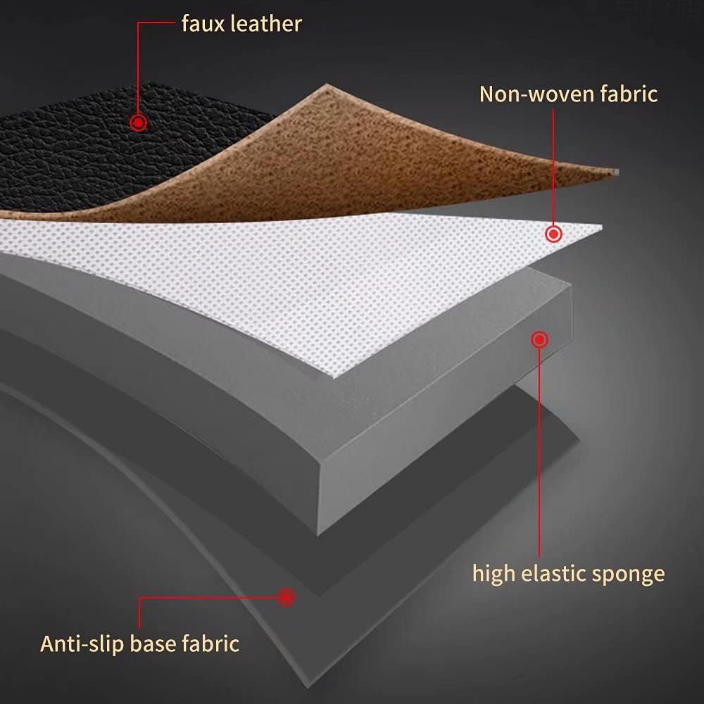 Waterproof Faux Leather Car Seat Covers Full Set T25062