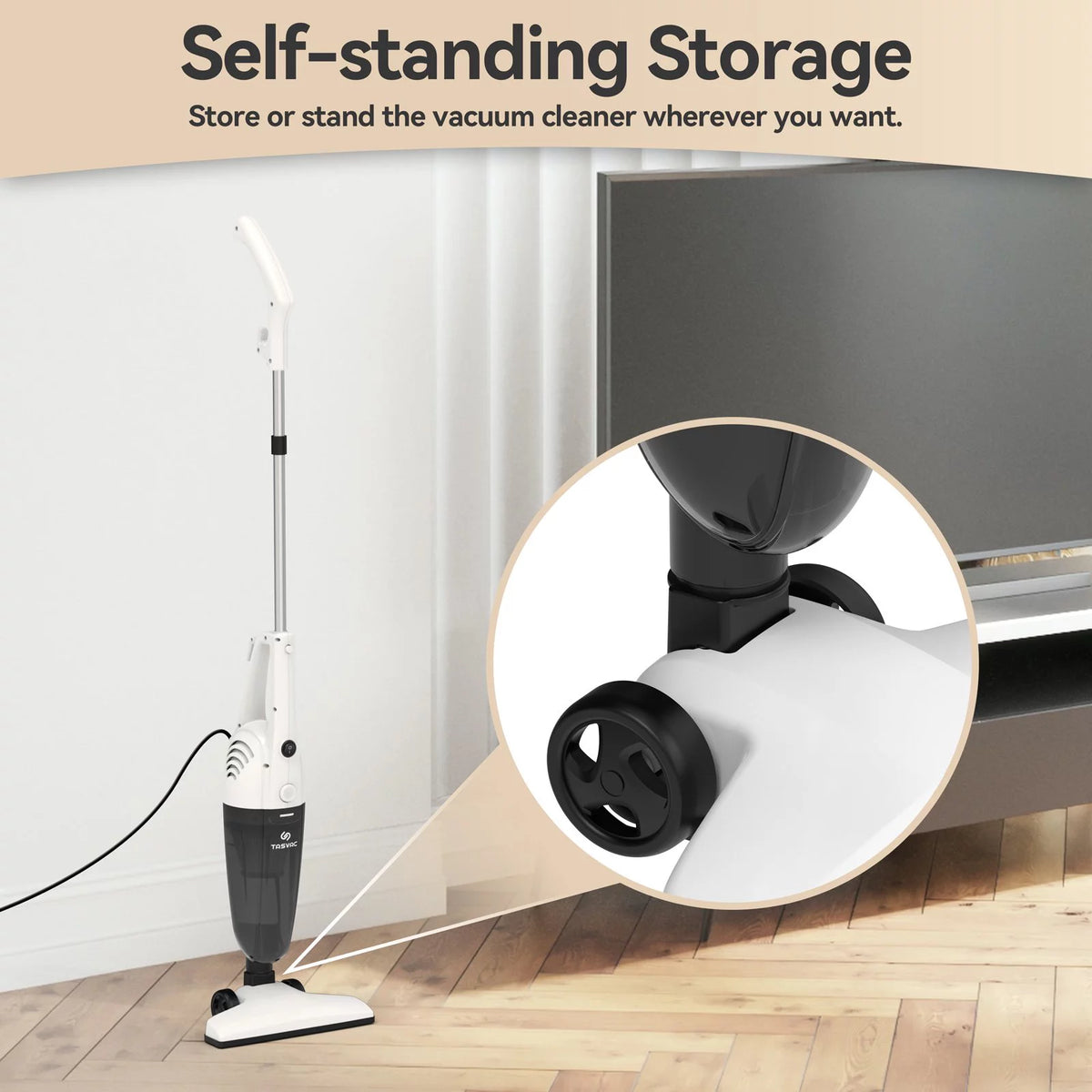 Corded Stick Vacuum Cleaner 18kPa Lightweight 3-in-1 Handheld Vacuum Z3288