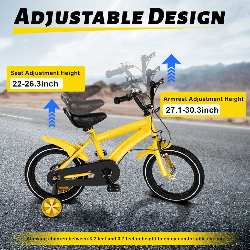 14 Children's Bicycle with Removable Training Wheels M1385