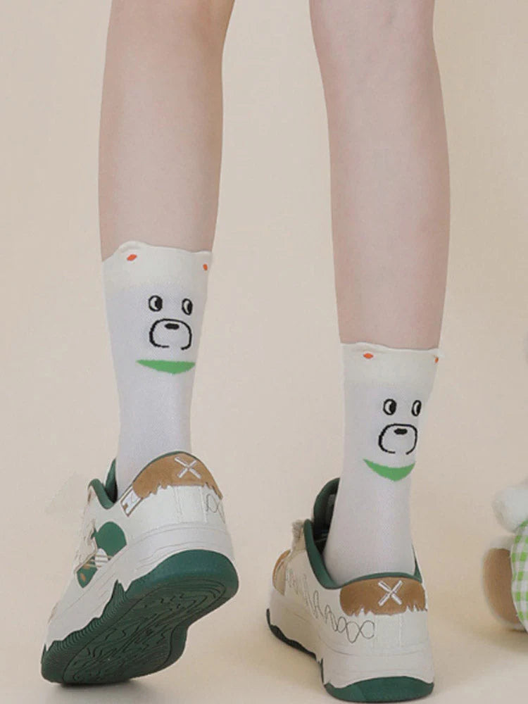 Cute Cartoon Bear Socks J838908