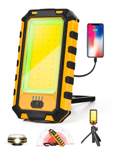 Rechargeable Magnetic LED Work Light 40W 1500Lumens 4 Lighting Modes C79984