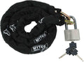Anti Cut Security Chain and Lock Kit 6 Foot x 3/8 Inch Hardened Chain Y2172