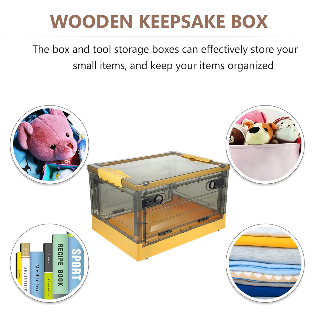 Large-capacity Plastic Storage Box with Lid I509139