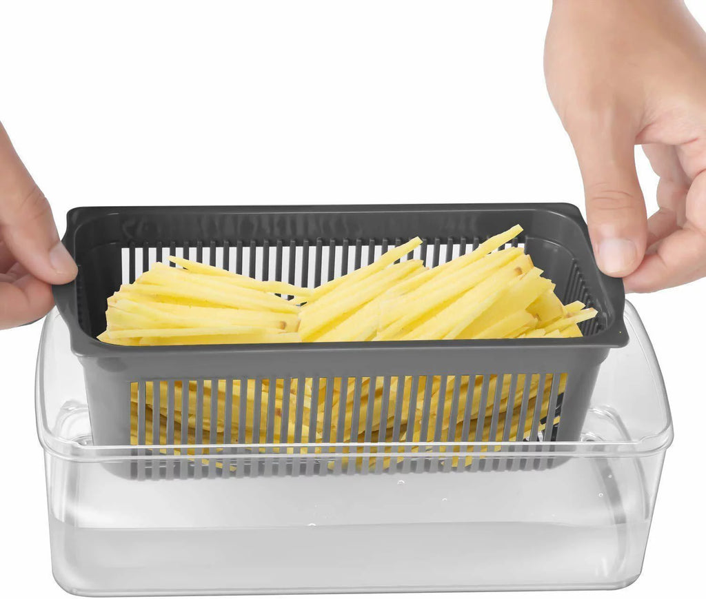 Vegetable Chopper Mandoline Slicer Food Dicer with Container G2947