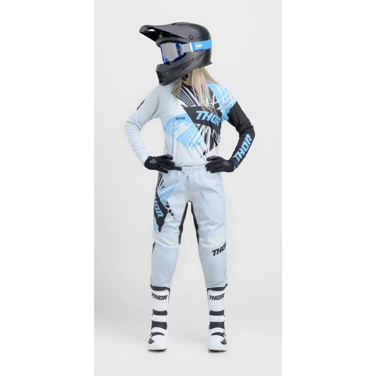 Blue/Black Motocross Jersey Pant Combo (Medium,5/6) I98999