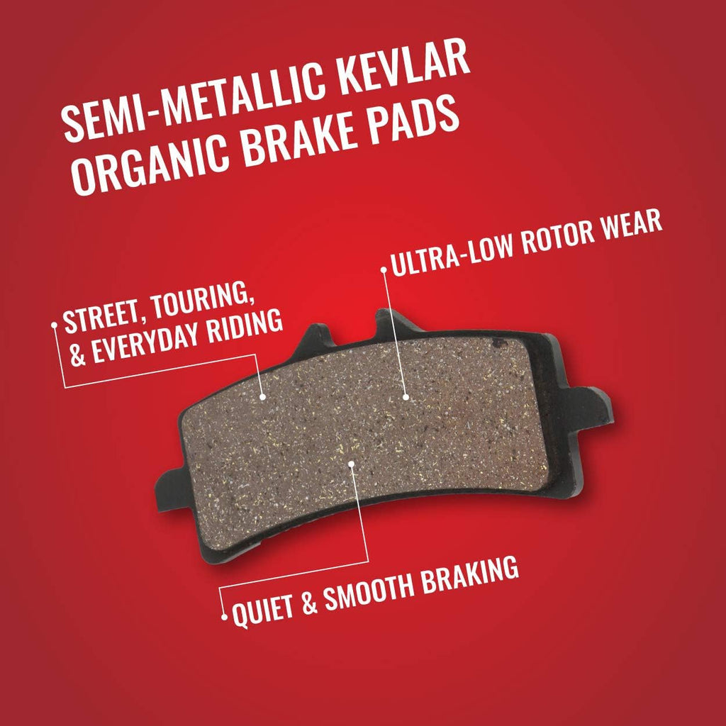 Front Organic Brake Pads Rotor Set Full Kit L231