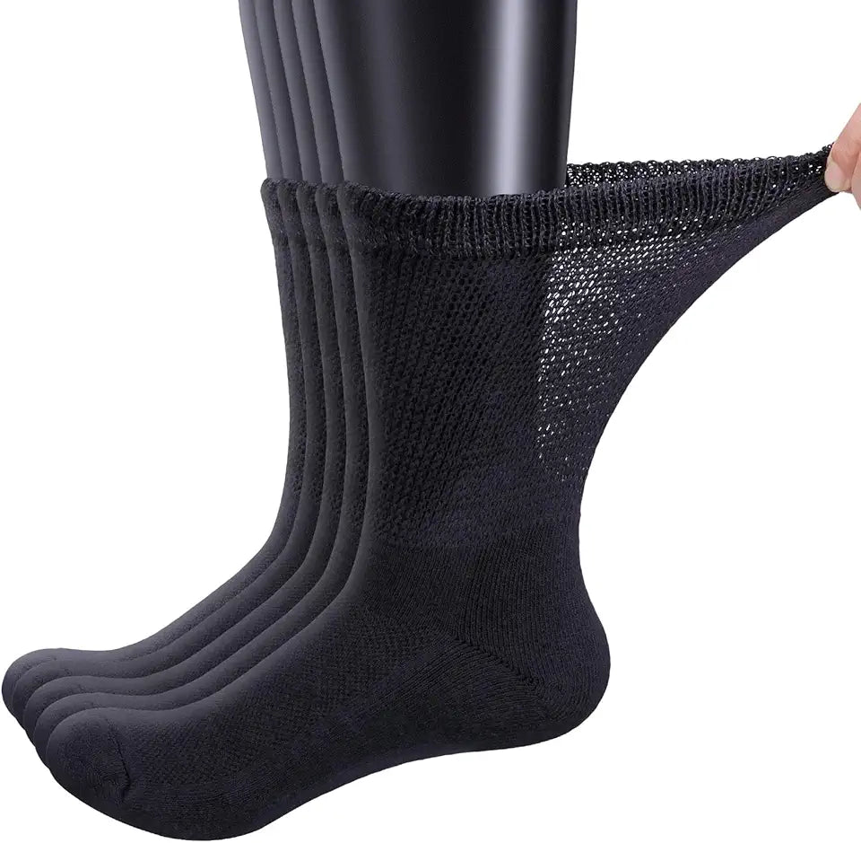 Viscose Bamboo Crew Diabetic Socks O657304