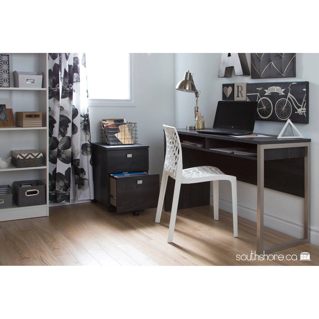 2 Drawer Vertical Wood Filing Cabinet L3496