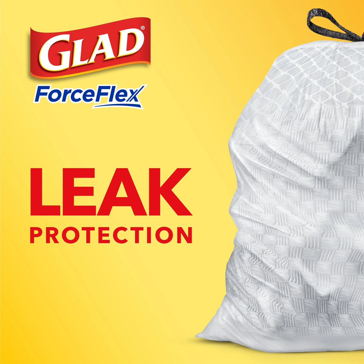 13 Gallon White Drawstring Trash Bags with Febreze Freshness - 110 Count R75775