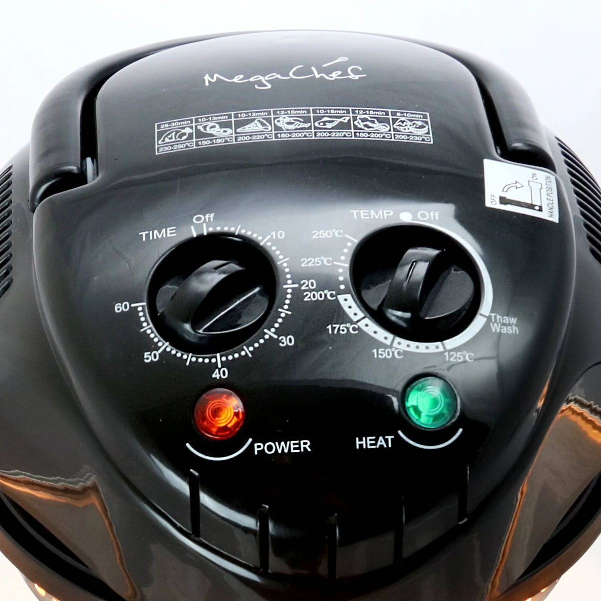 Black Countertop Air Fryer Oven P58602