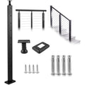 Cable Railing Post 36" Stainless Steel Black B83350