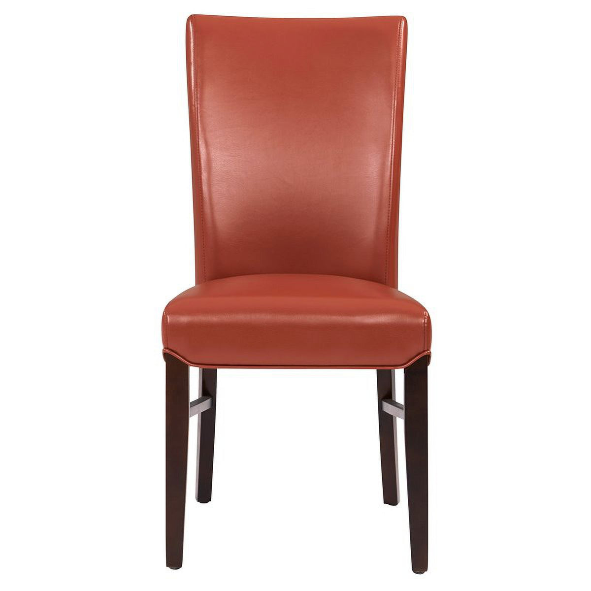 Bonded Leather Dining Chair in Orange (Set of 2) M546