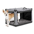 Portable Canvas Dog Crate W296