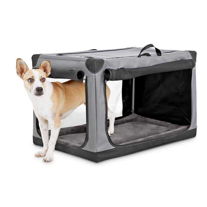 Portable Canvas Dog Crate W296